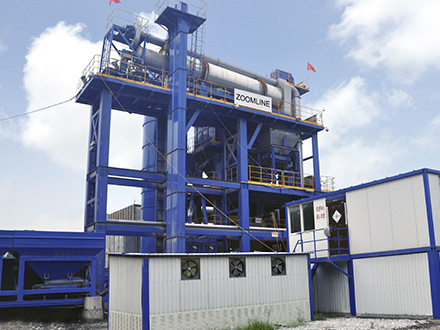 Recycling asphalt plant